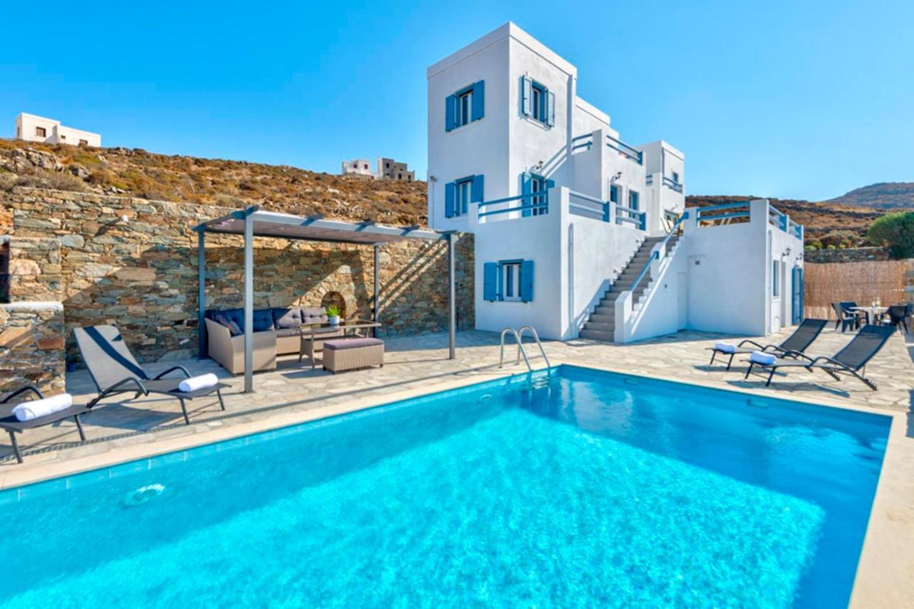 Oceania House With Sea View Villa Posidhonía Eksteriør billede